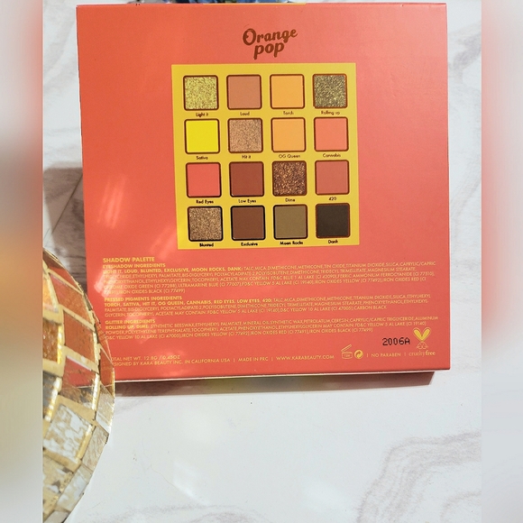 Kara Beauty Orange Pop 16 Color Eyeshadow Palette - Picture 3 of 3